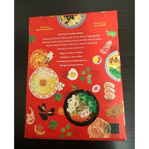 Ramen 101 Recipe Card Deck 28 Ramen Recipes With Bases & Toppings Smith Street G - Picture 2 of 7